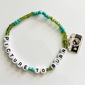 Taylor Swift Eras Tour Friendship Bracelet Picture To Burn Debut with charm